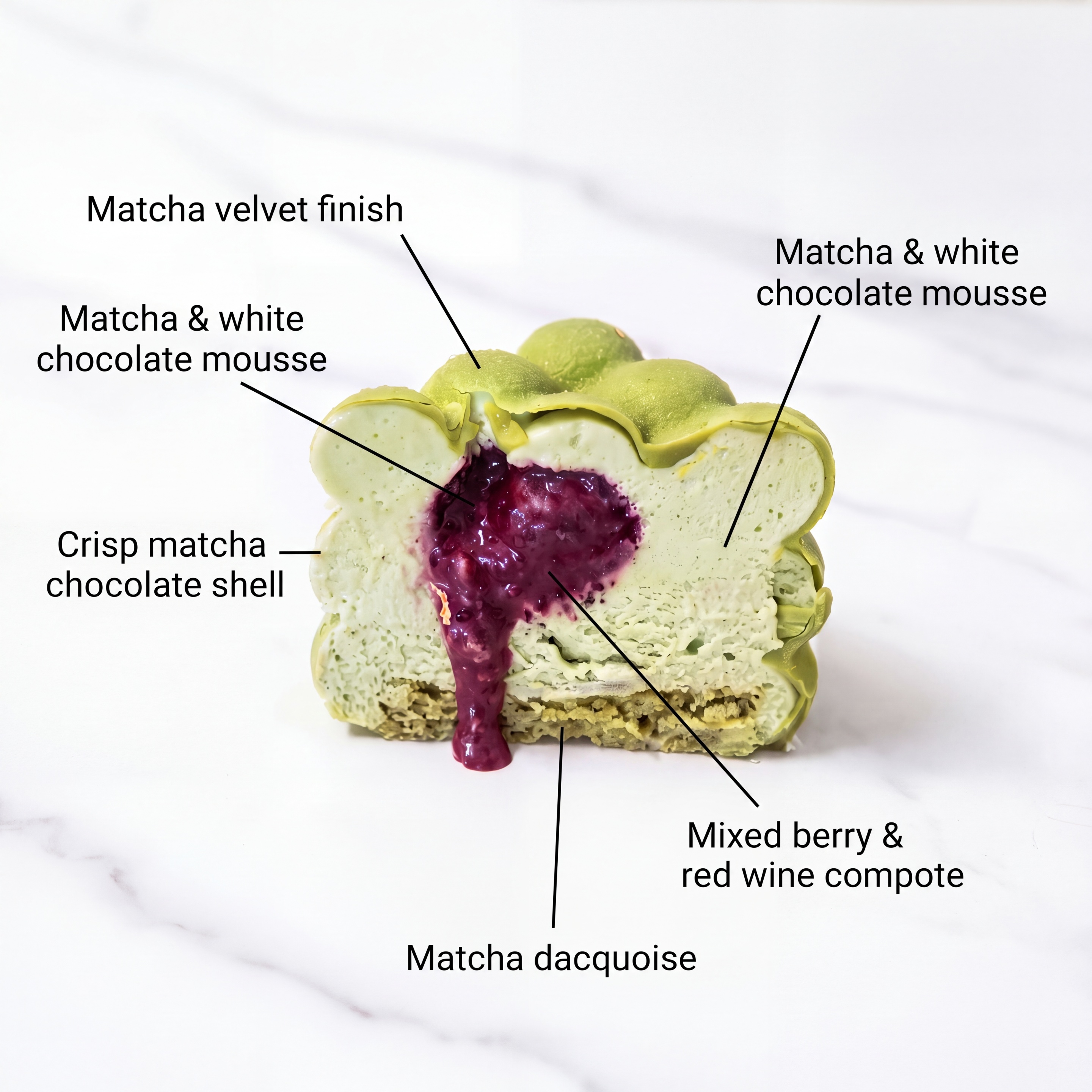 Berry Matcha Bomb — 2