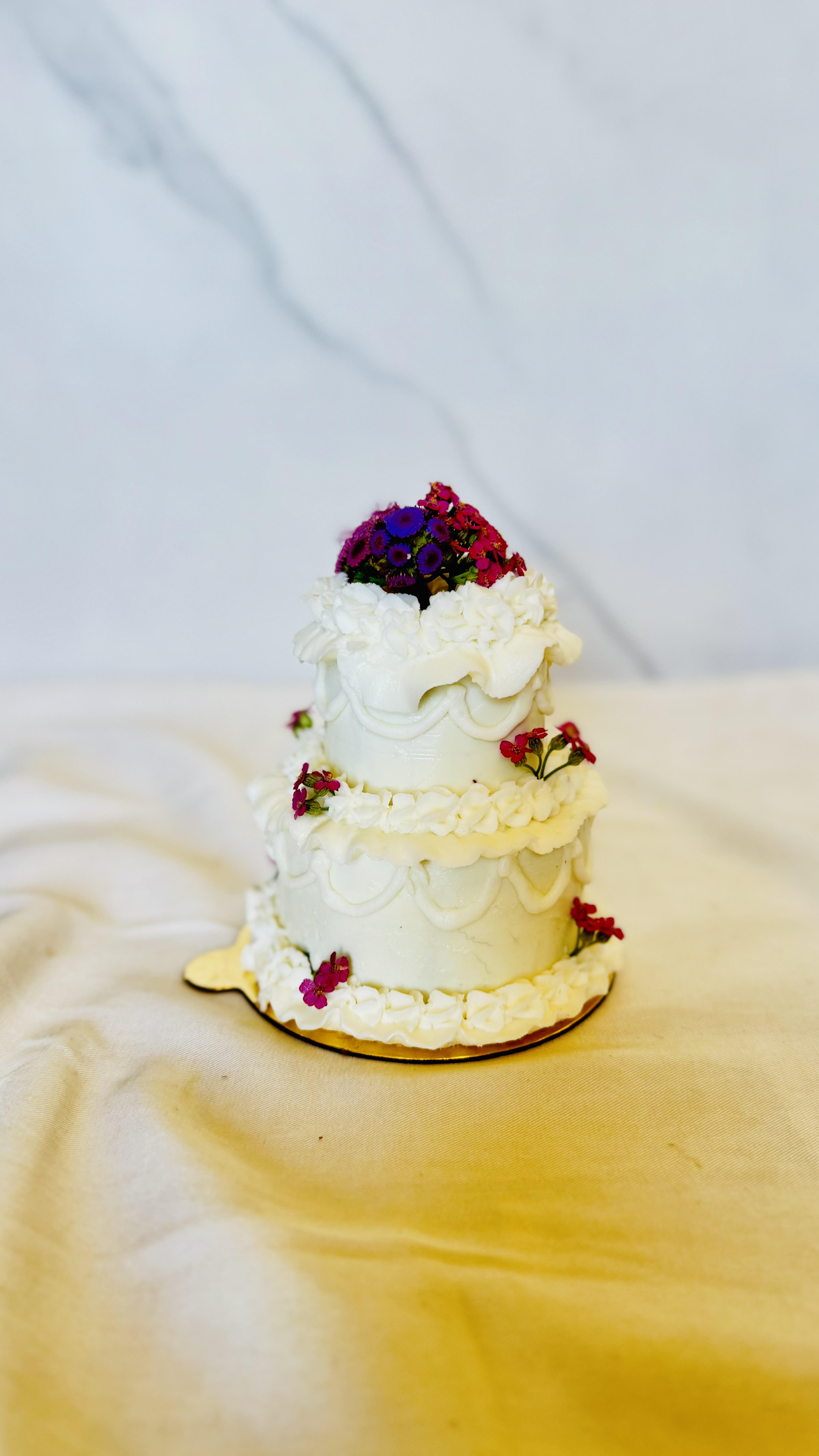Tiny Vintage Cake (2-tier)